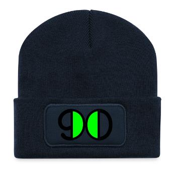 90 YEARS. 90th ANNIVERSARY. 90 YEARS ANNIVERSARY. 90 - Recycled Patch Beanie - french navy - Front