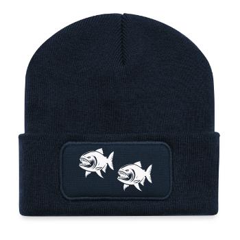 Piranha 2 - Recycled Patch Beanie - french navy - Front