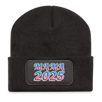 Mom 2025 Color Explosion - Recycled Patch Beanie - dark grey - Front