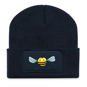 Insekt - Recycelte Patch Beanie - French Navy - Vorne