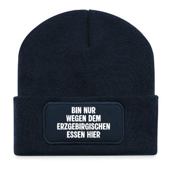 Erzgebirge Essen - Recycelte Patch Beanie - French Navy - Vorne