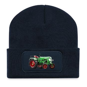 Tractor ADN - Recycled Patch Beanie - french navy - Front