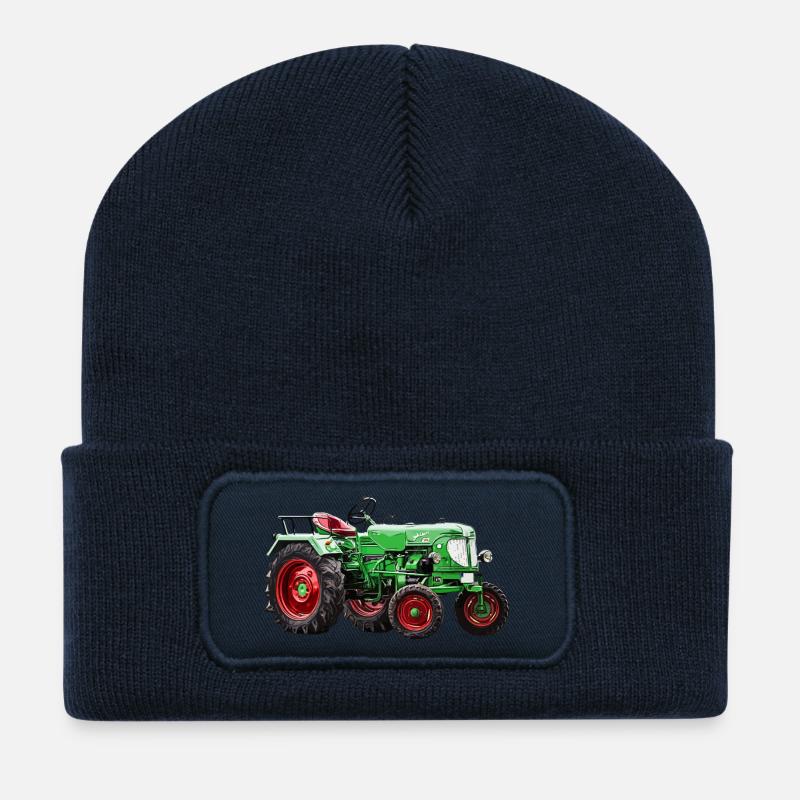 Schlepper ADN - Recycelte Patch Beanie - French Navy