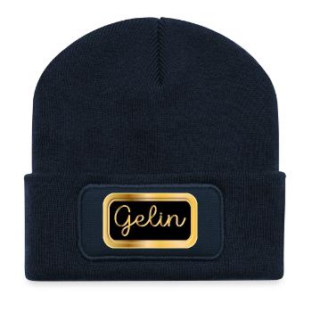 TÜRKIYE TURKEY WEDDING TURKISH BRIDE GELIN - Recycled Patch Beanie - french navy - Front