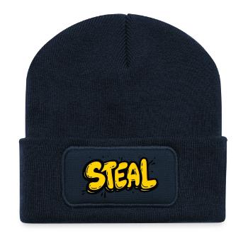 Signe d’accord de vol - Beanie recyclé à patch - bleu marine - Devant