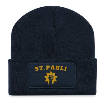 St.Pauli - Recycled Patch Beanie - french navy - Front