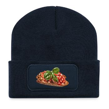 Bruschetta - Recycled Patch Beanie - french navy - Front