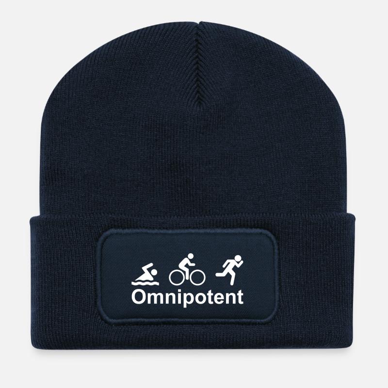 Omnipotent - Recycelte Patch Beanie - French Navy