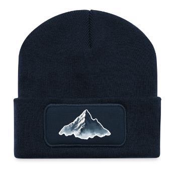 Berg - Recycelte Patch Beanie - French Navy - Vorne