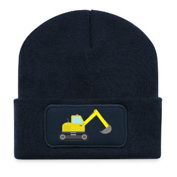 Bagger - Recycelte Patch Beanie - French Navy - Vorne
