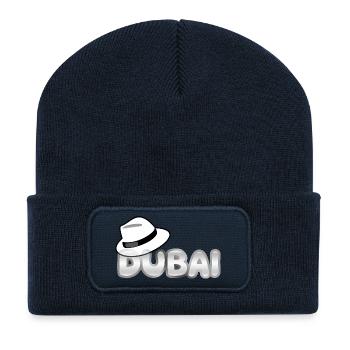 Dubai Style with Fedora - Recycled Patch Beanie - french navy - Front