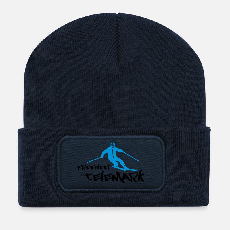 freeheel telemark - Recycelte Patch Beanie - French Navy