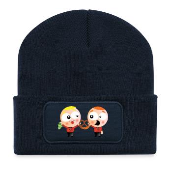 les petites Alsaciens - Beanie recyclé à patch - bleu marine - Devant