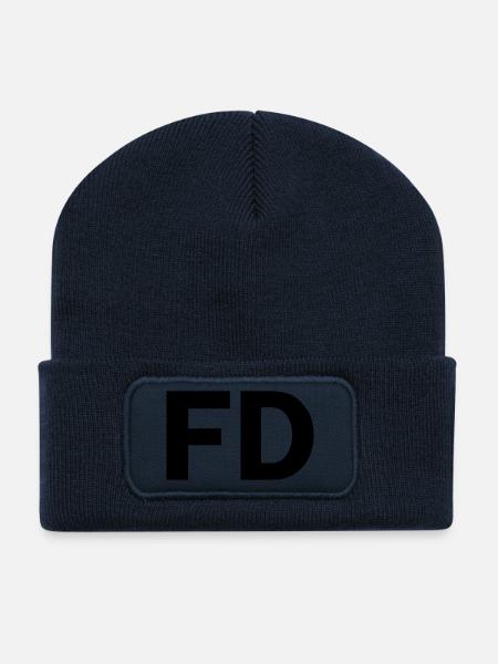 Hollandais volant - Beanie recyclé à patch - bleu marine
