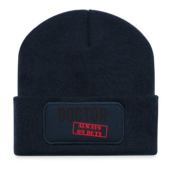 Doctor / Doctor: Doctor - Always On Duty - Recycled Patch Beanie - french navy - Front