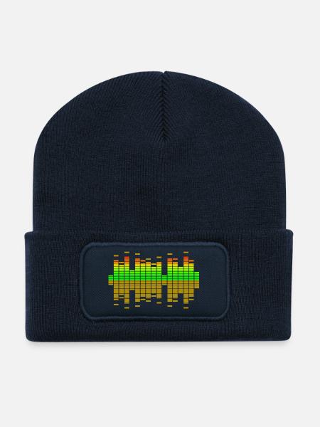 equalizer - Recycelte Patch Beanie - French Navy