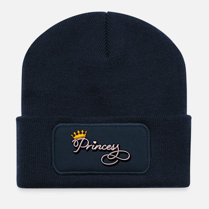 Princess - The princess design - Recycled Patch Beanie - french navy