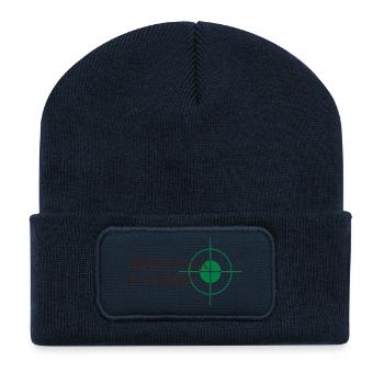 never fuck a fucker - Recycelte Patch Beanie - French Navy - Vorne