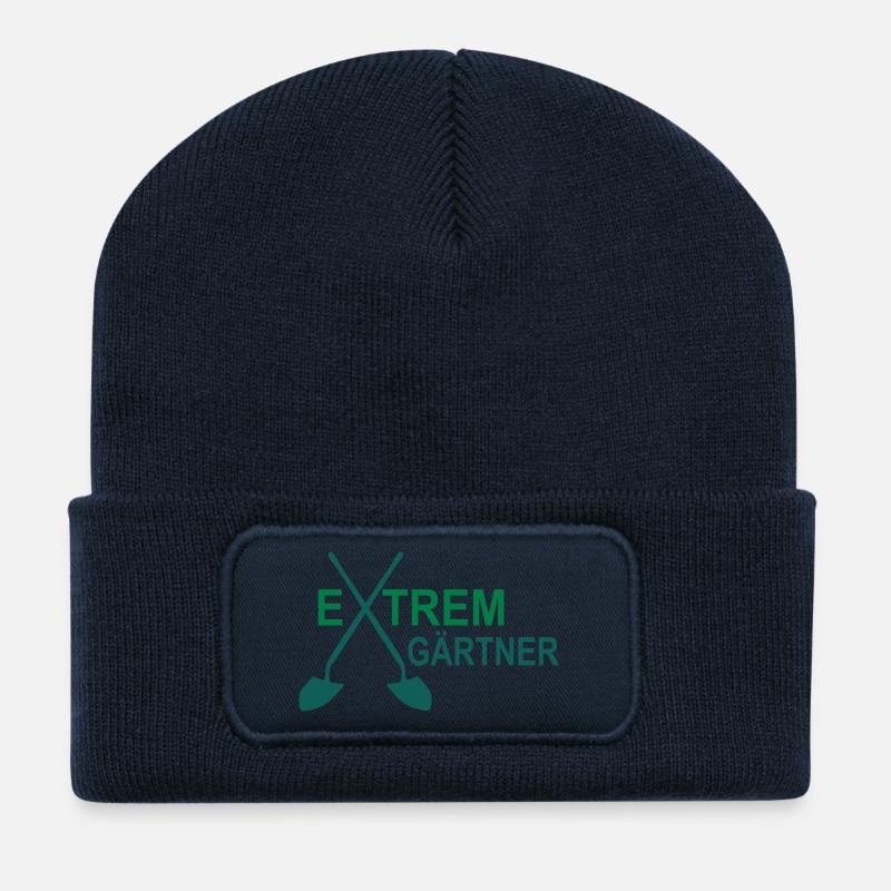 Gärtner - Recycelte Patch Beanie - French Navy