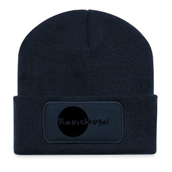 rauschkugel - Recycelte Patch Beanie - French Navy - Vorne