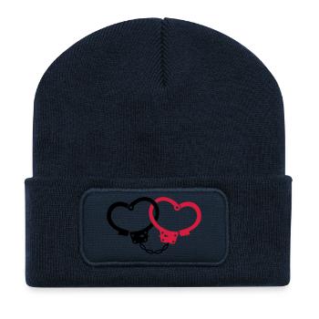 Junggesellenabschied - Recycelte Patch Beanie - French Navy - Vorne