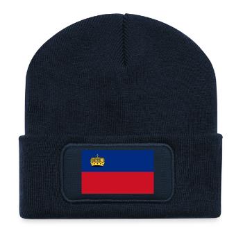 Liechtenstein - Recycelte Patch Beanie - French Navy - Vorne