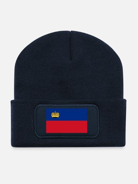 Liechtenstein - Recycelte Patch Beanie - French Navy