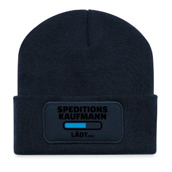 Speditionskaufmann - Recycelte Patch Beanie - French Navy - Vorne