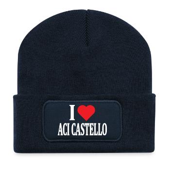 t-shirt J’adore Aci Castello T-shirt Sicilia - Beanie recyclé à patch - bleu marine - Devant