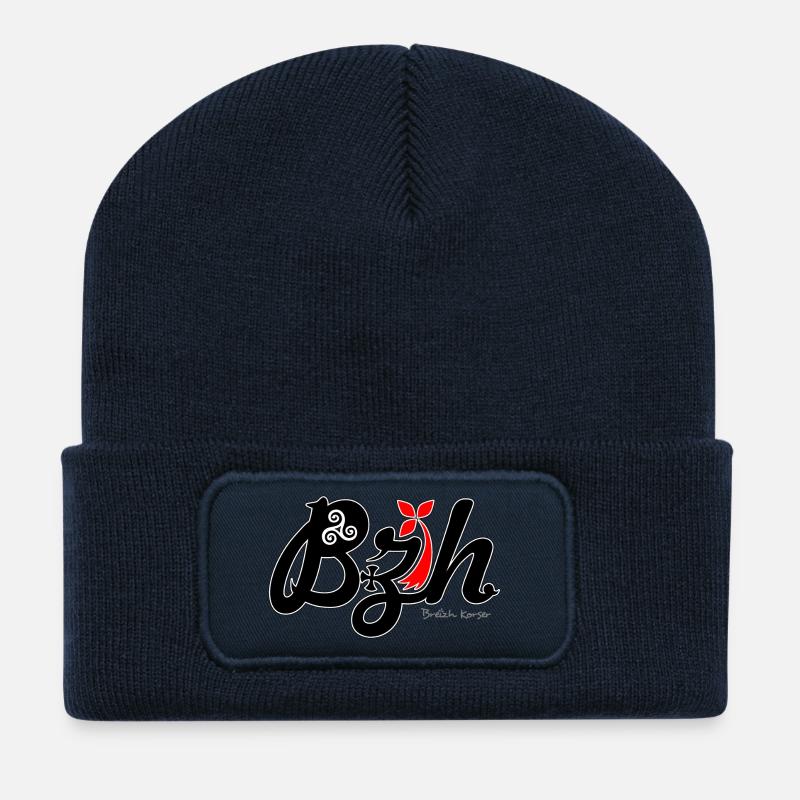 Bzh - Recycelte Patch Beanie - French Navy