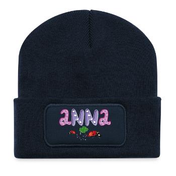 Ladybug Shamrock Anna - Recycled Patch Beanie - french navy - Front