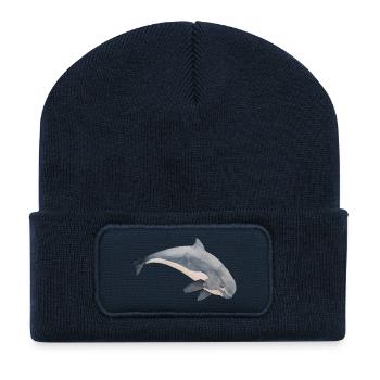 Porpoise guinea pigs - Recycled Patch Beanie - french navy - Front