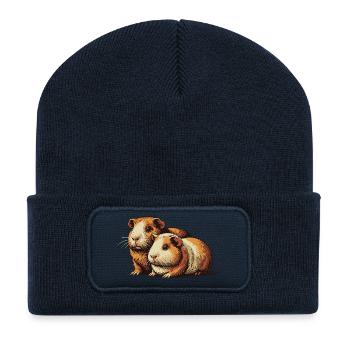 Team Cuteness - Recycled Patch Beanie - french navy - Front