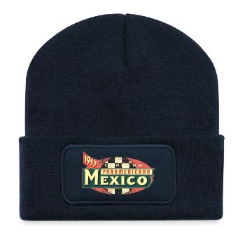 Panamericana 1953 - ikonisches Rennsport Design - Recycelte Patch Beanie - French Navy - Vorne
