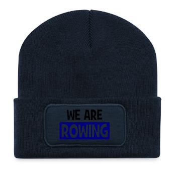 we are ROWING - Rowing - Rowers - Rowers - Recycled Patch Beanie - french navy - Front