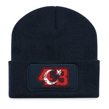 Kütahya - Recycelte Patch Beanie - French Navy - Vorne