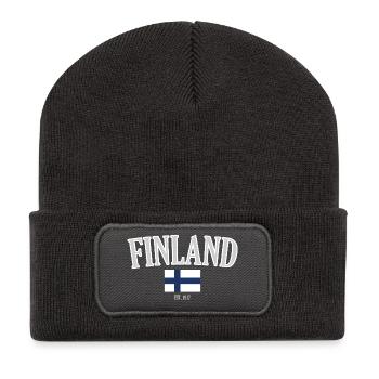 Finnland seit 1917 - Recycelte Patch Beanie - Dunkelgrau - Vorne