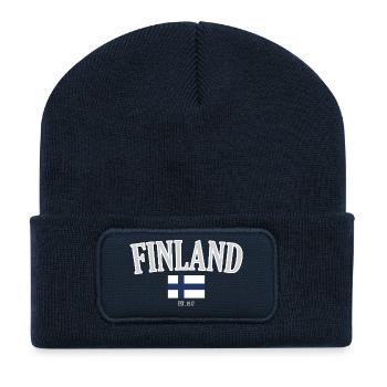 Finnland seit 1917 - Recycelte Patch Beanie - French Navy - Vorne