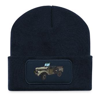 GAZ-69 - Recycelte Patch Beanie - French Navy - Vorne