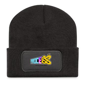 ProLe$$ by Evee - Beanie recyclé à patch - charbon - Devant