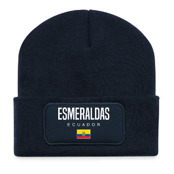 Esmeraldas Ecuador Ecuadorianer - Recycelte Patch Beanie - French Navy - Vorne