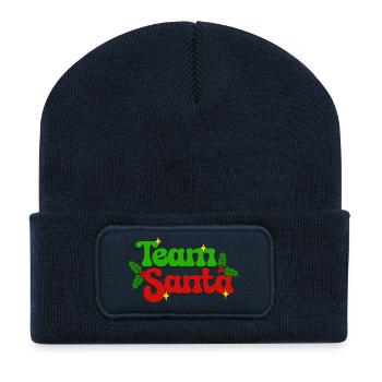 Santa Claus gift idea for festive mood - Recycled Patch Beanie - french navy - Front