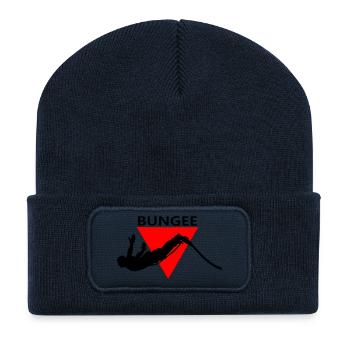 Bungee jumping - Recycled Patch Beanie - french navy - Front