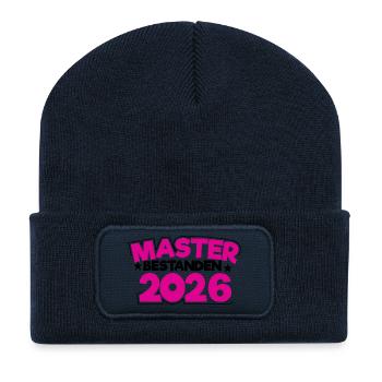 Master 2026 Graduation Graduation - Recycled Patch Beanie - french navy - Front