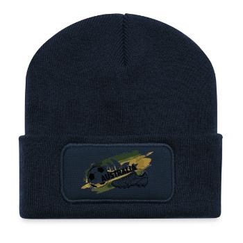 Australie Football Supporter Australia Soccer - Beanie recyclé à patch - bleu marine - Devant