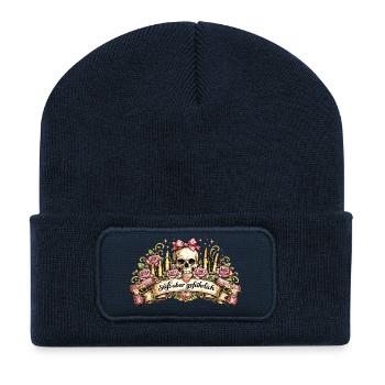 suess_aber_gefaehrlich - Recycelte Patch Beanie - French Navy - Vorne