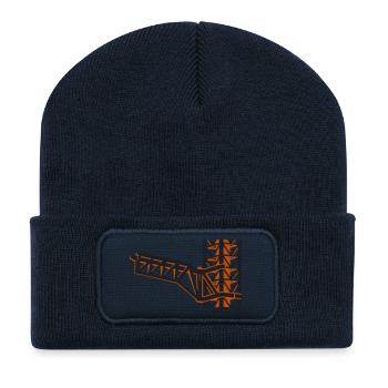 Raketenturm Startrampe Icon - Recycelte Patch Beanie - French Navy - Vorne