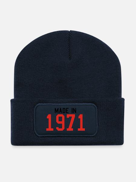 1971 - Recycelte Patch Beanie - French Navy