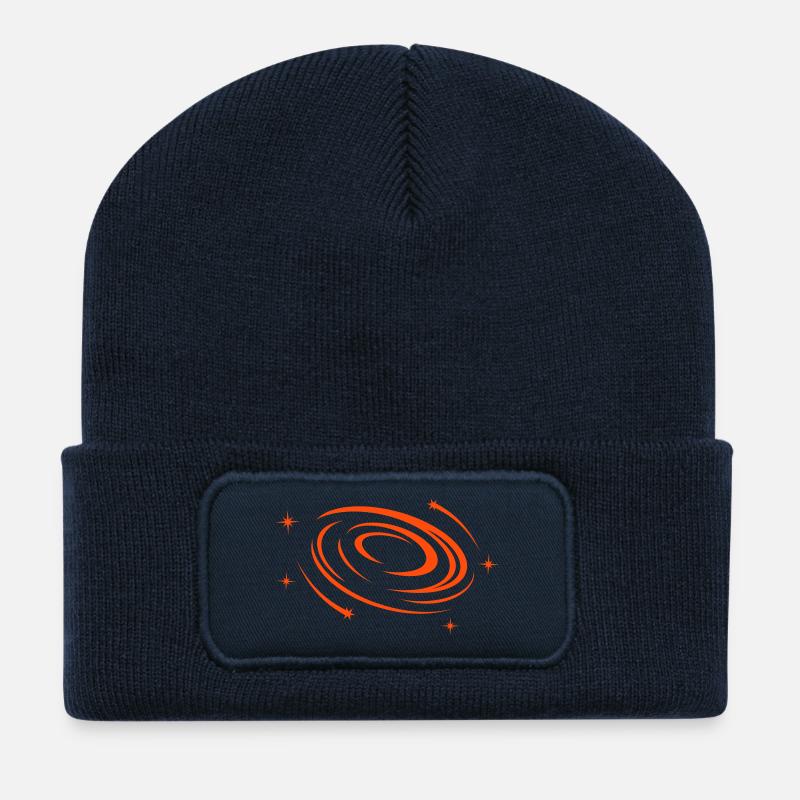 GALAXY - Beanie recyclé à patch - bleu marine
