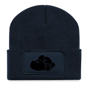 boxing gloves - Recycled Patch Beanie - french navy - Front